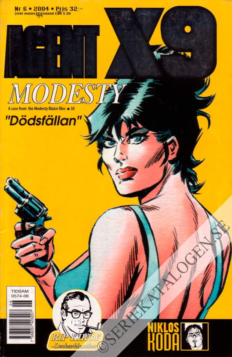 Framsida på Agent X9 #6 (2004)