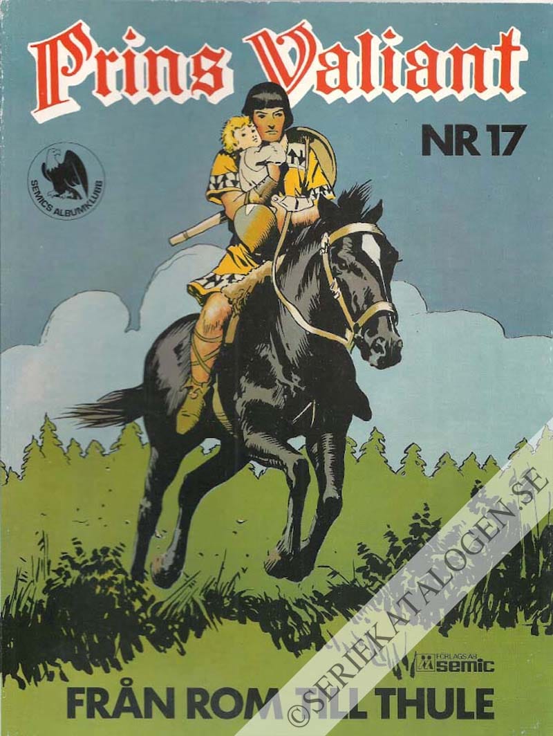 Framsida på Prins Valiant Från Rom till Thule (1979)