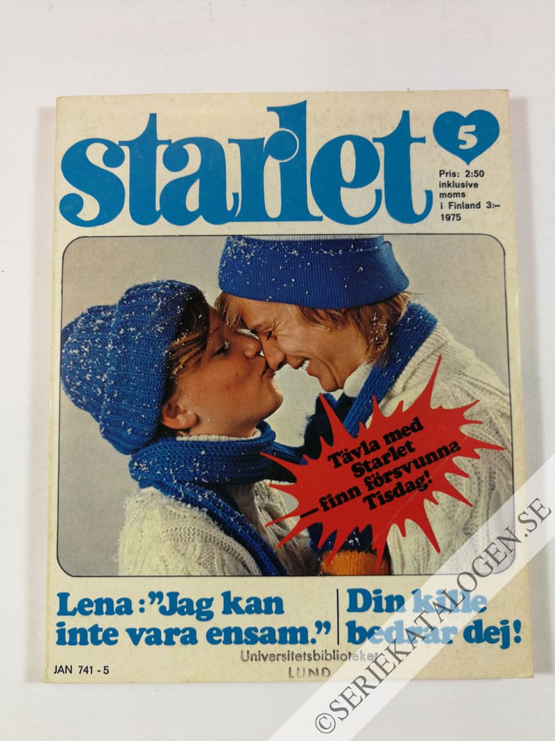 Framsida på Starlet #5 (1975)