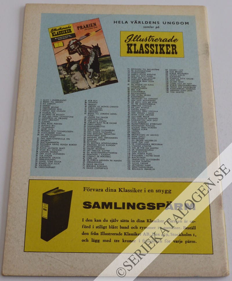Baksida på Tom Sawyer (1961)