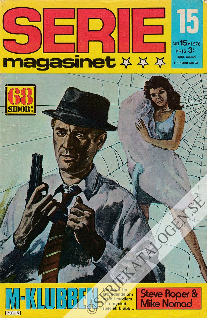 Framsida på Seriemagasinet #15 (1976)