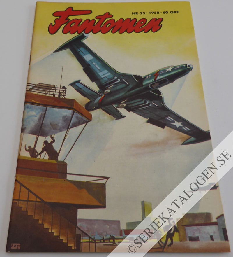 Framsida på Fantomen #25 (1958)