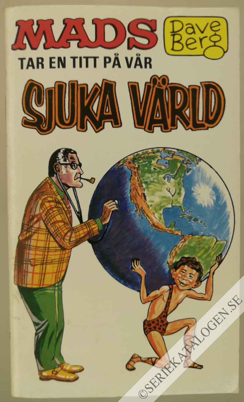 Framsida på MAD-pocket Dave Berg tar en titt på vår sjuka (1971)