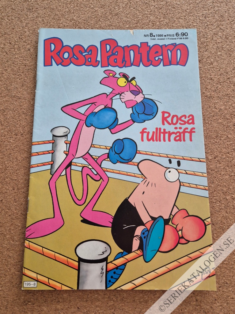 Framsida på Rosa Pantern #8 (1986)