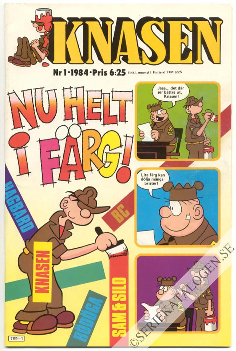Framsida på Knasen #1 (1984)