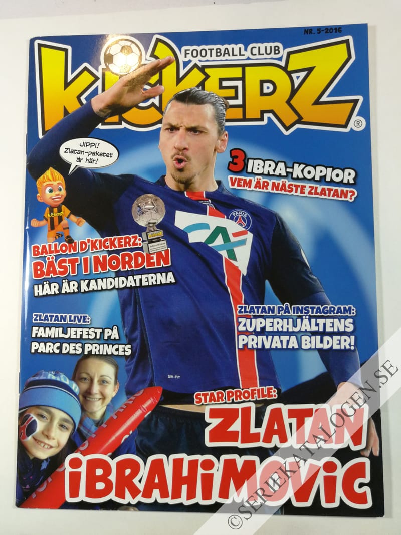 Framsida på Kickerz Football Club #5 (2016)