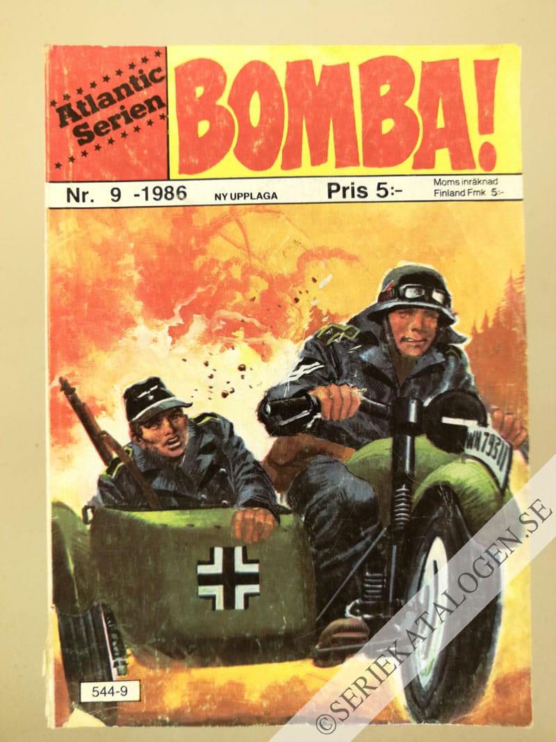 Framsida på Atlanticserien #9 - Bomba! (1986)