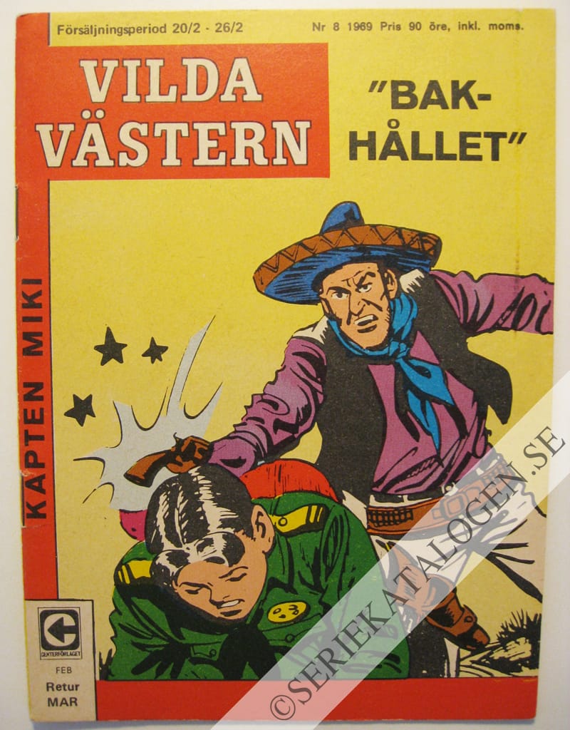 Framsida på Vilda Västern #8 (1969)
