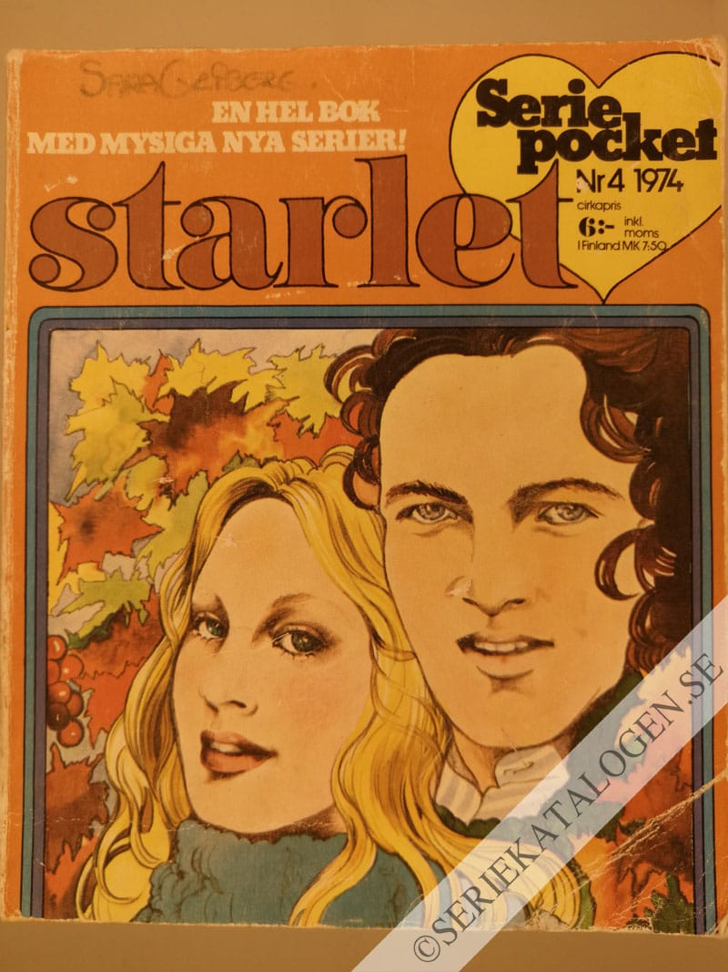 Framsida på Starlet seriepocket #4 (1974)