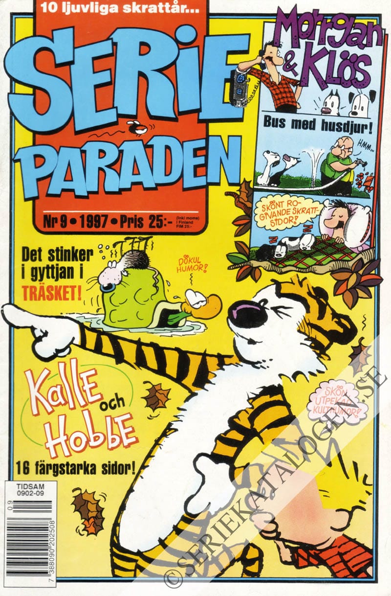 Framsida på Serie-paraden #9 (1997)