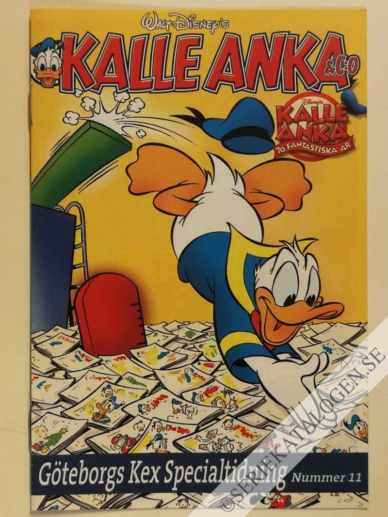 Framsida på Kalle Anka & C:o - Göteborgs Kex specialtidning #11 (2004)