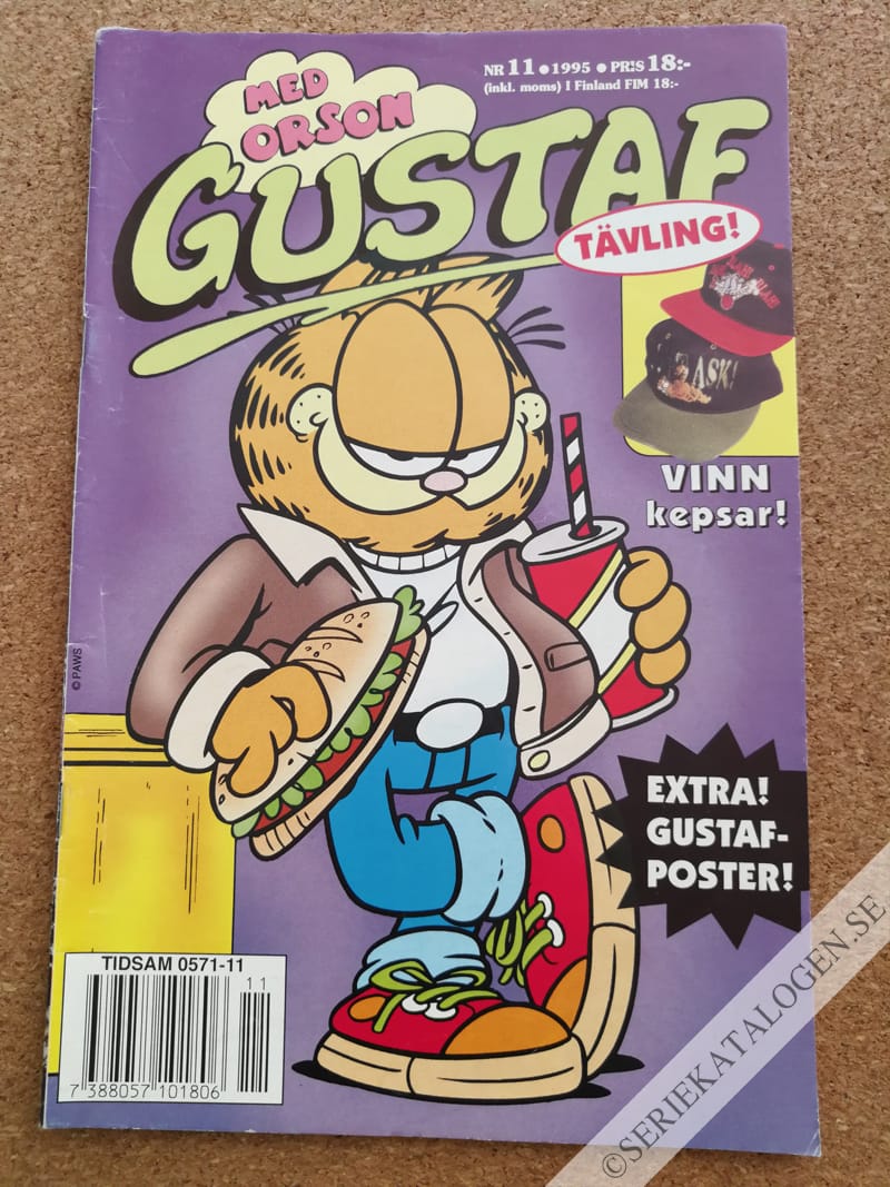 Framsida på Gustaf #11 (1995)
