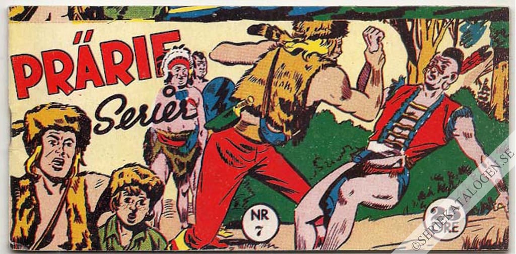 Framsida på Prärie-serier #7 (1957)