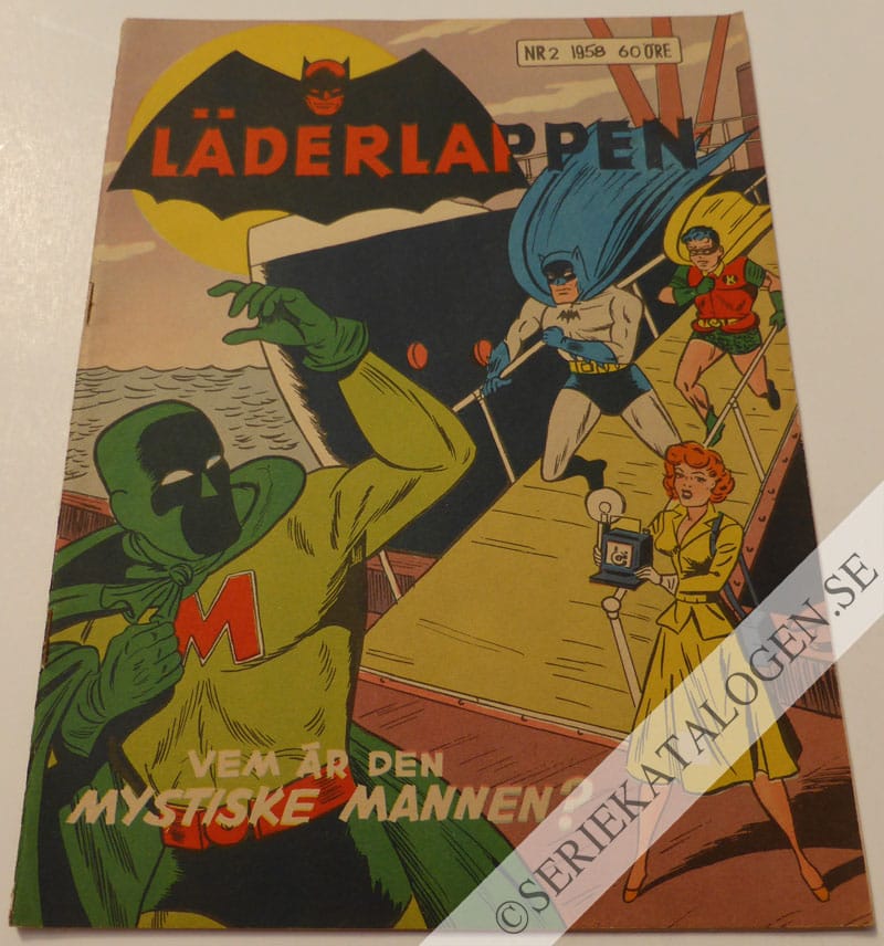 Framsida på Läderlappen och Robin #2 (1958)