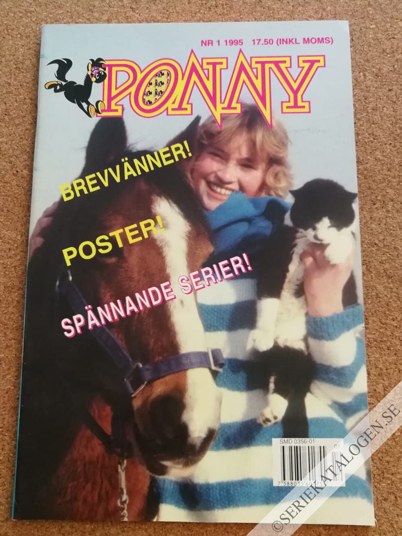 Framsida på Ponny-magasinet #1 (1995)