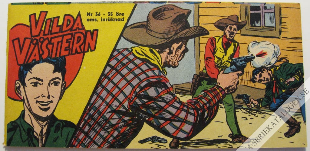 Framsida på Vilda Västern #36 (1962)
