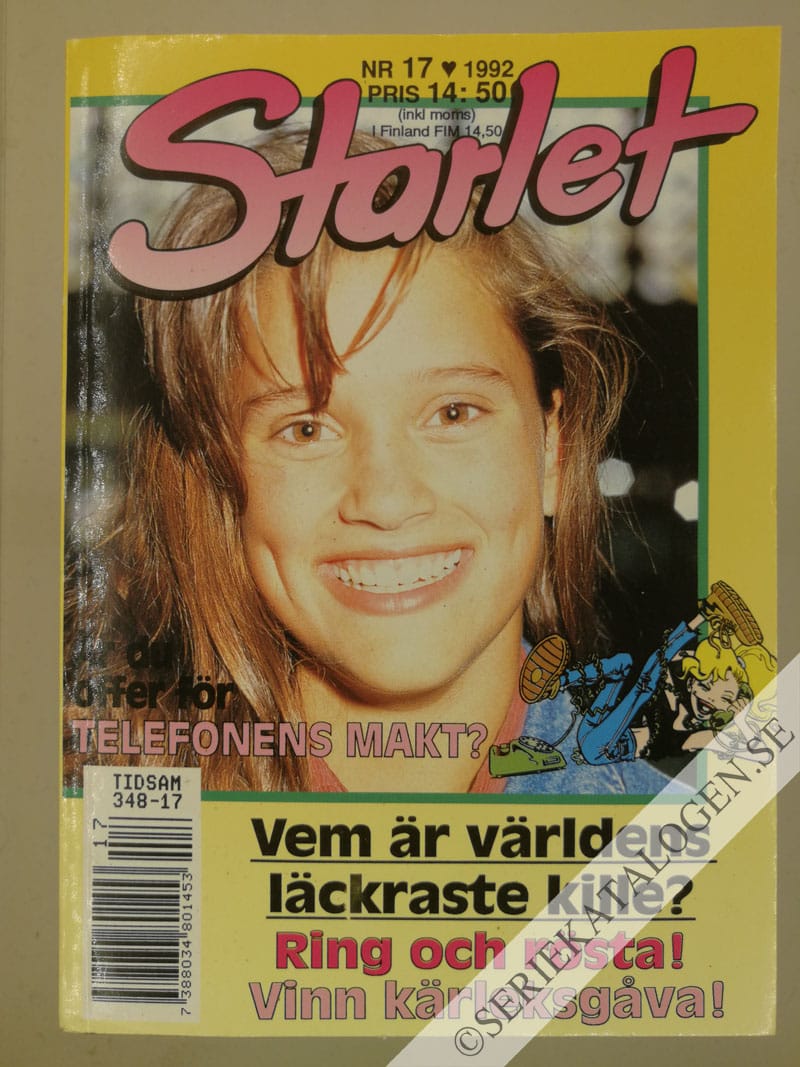 Framsida på Starlet #17 (1992)
