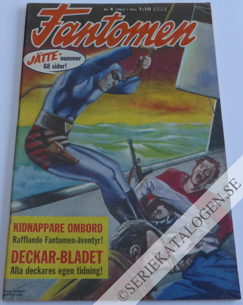 Framsida på Fantomen #4 (1963)