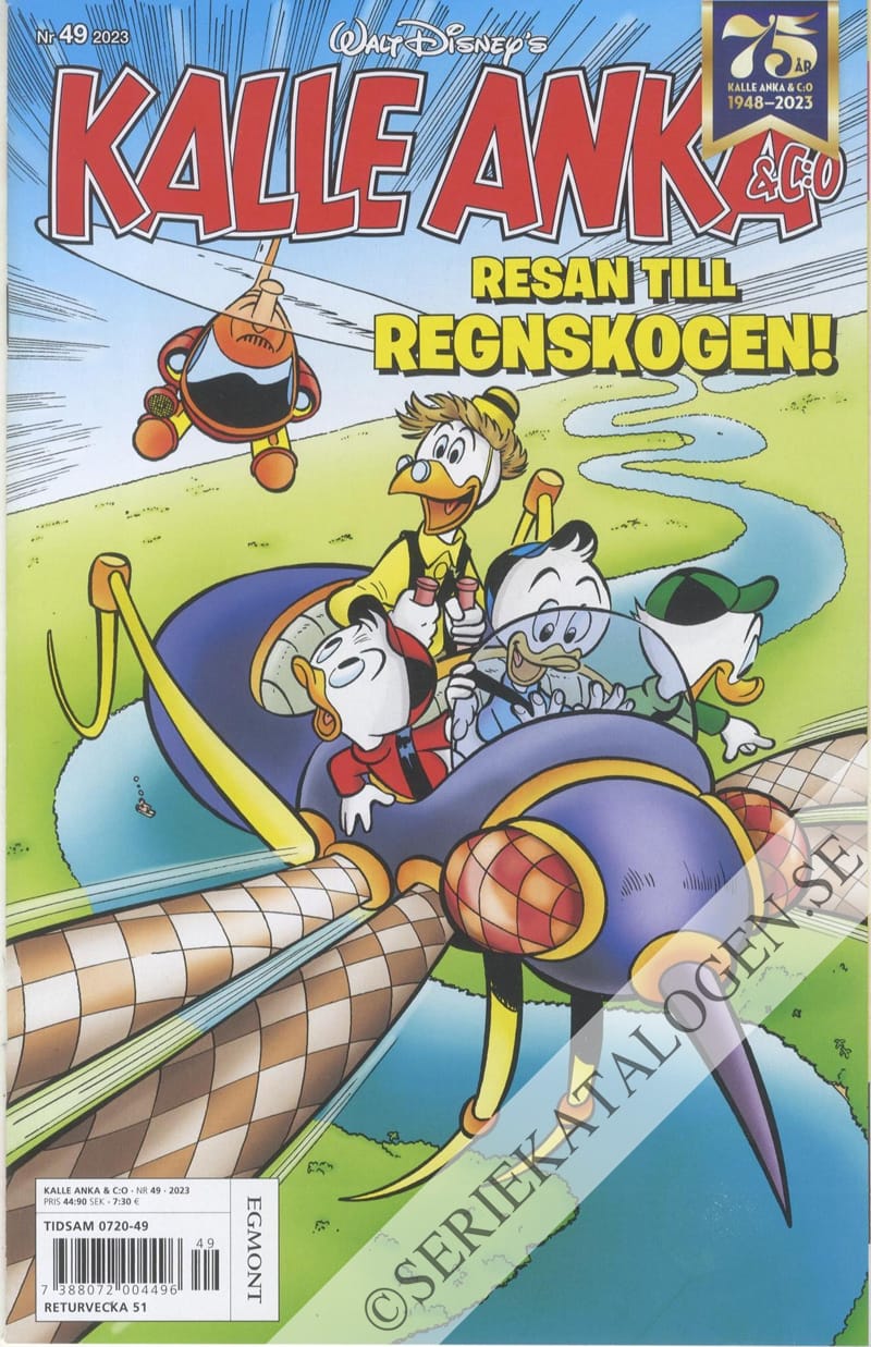 Framsida på Kalle Anka & C:o #49 (2023)