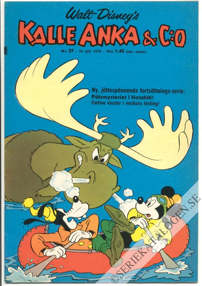 Framsida på Kalle Anka & C:o #29 (1970)