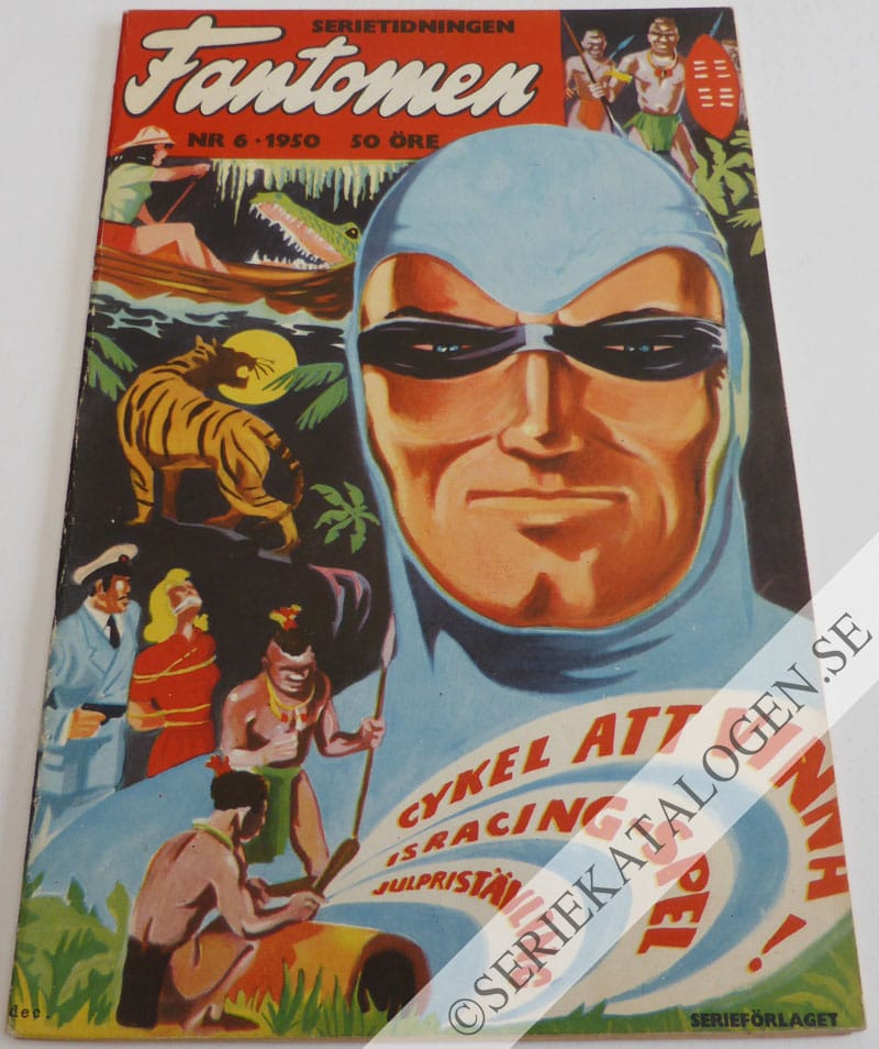 Framsida på Fantomen #6 (1950)