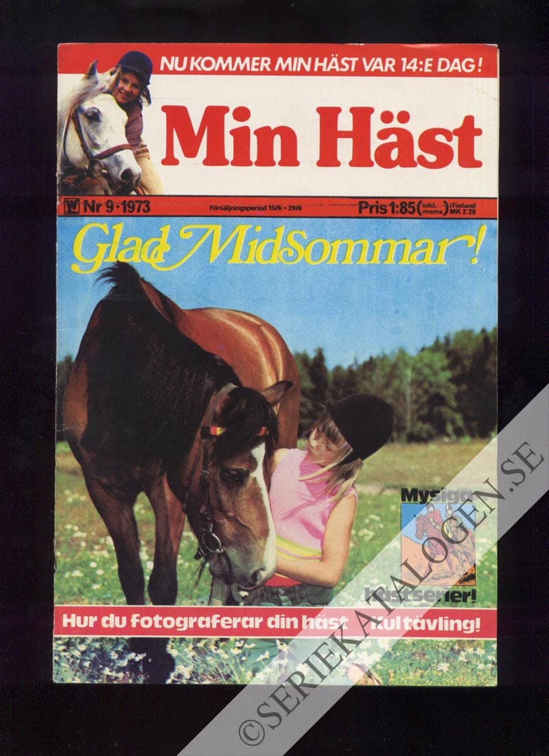 Framsida på Min häst #9 (1973)