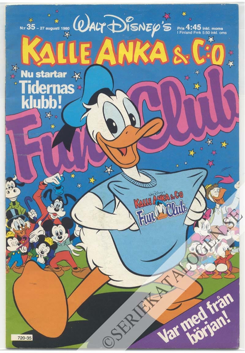 Framsida på Kalle Anka & C:o #35 (1980)
