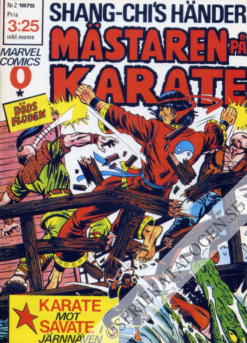 Framsida på Shang-Chi's händer, Mästaren på karate #2 (1975)