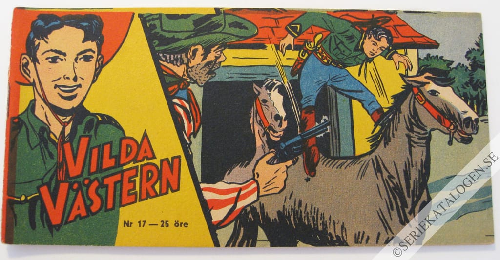 Framsida på Vilda Västern #17 (1956)