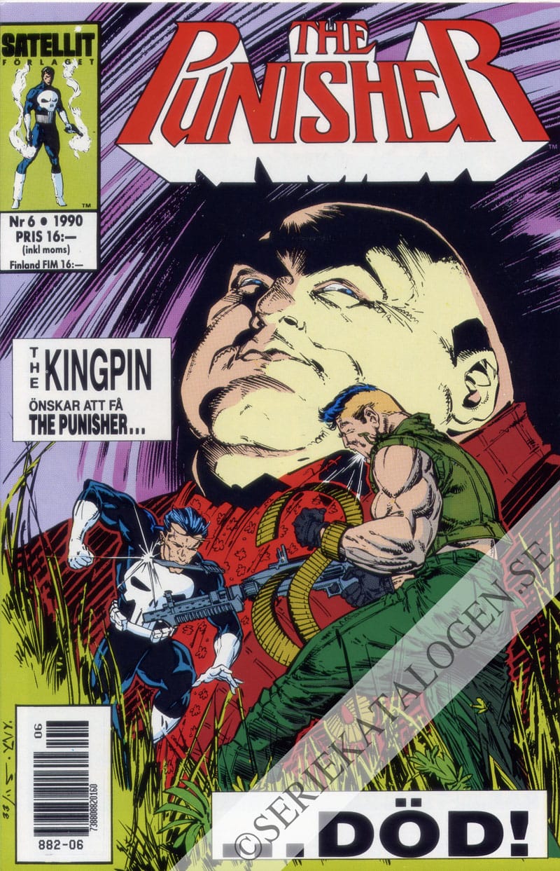 Framsida på The Punisher #6 (1990)