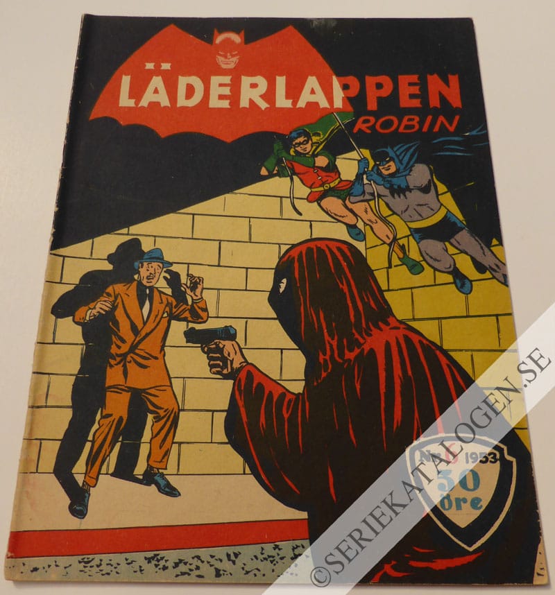Framsida på Läderlappen och Robin #6 (1953)