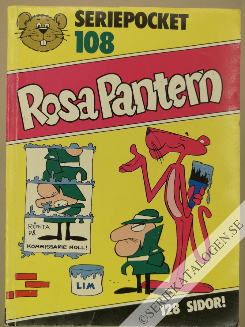 Framsida på Seriepocket #108 - Rosa Pantern (1981)