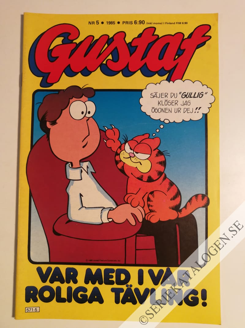 Framsida på Gustaf #5 (1985)