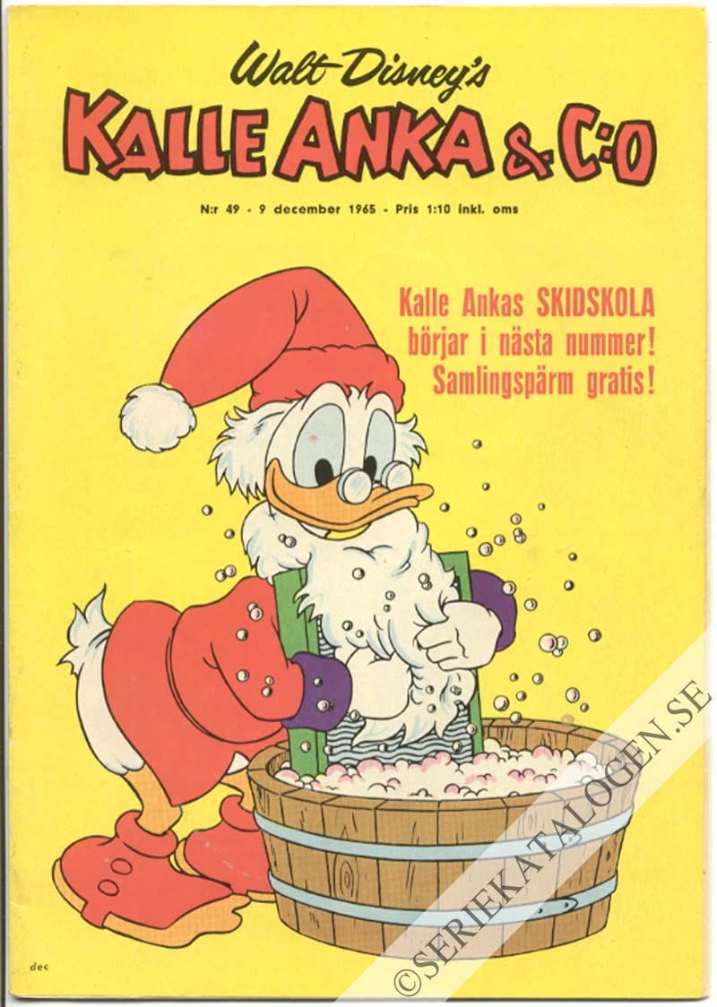 Framsida på Kalle Anka & C:o #49 (1965)