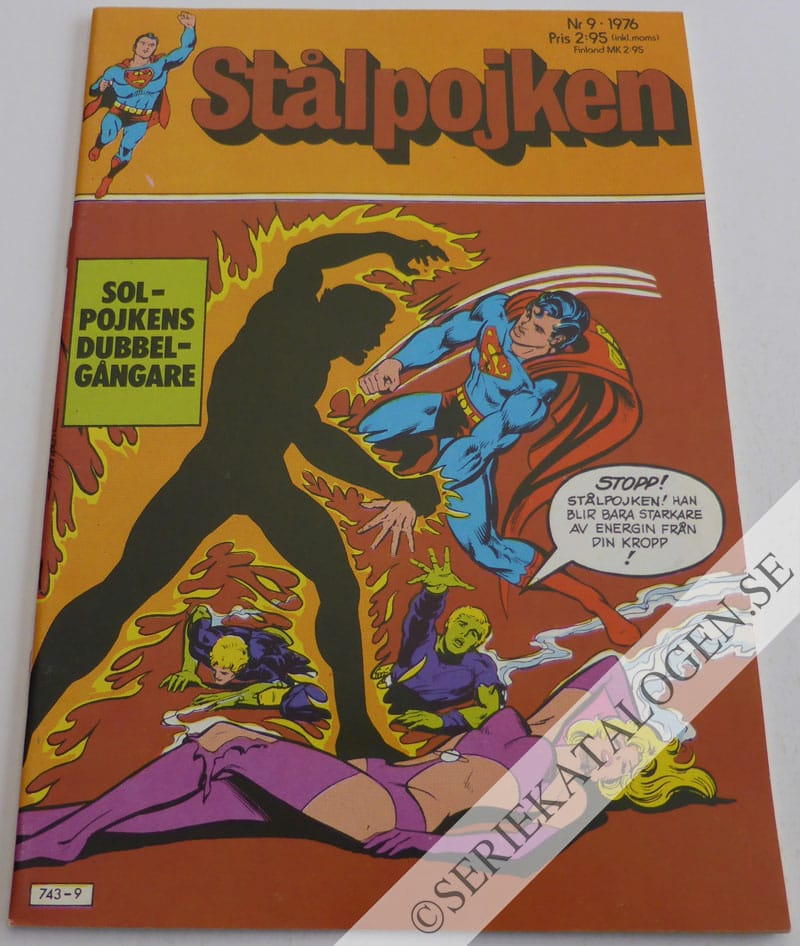 Framsida på Stålpojken #9 (1976)