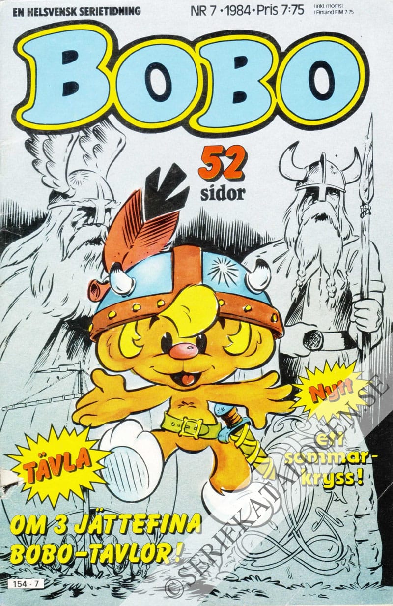 Framsida på Bobo #7 (1984)