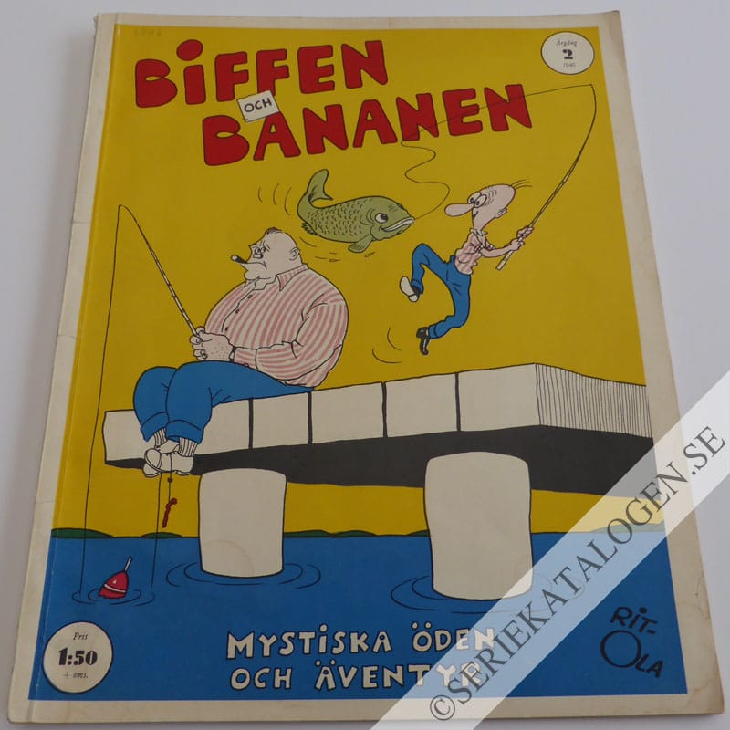 Framsida på Biffen och Bananen Mystiska öden och äventyr (1946)