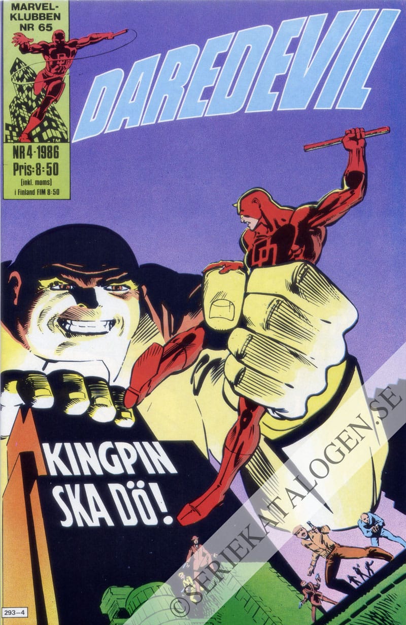 Framsida på Daredevil #4 (1986)