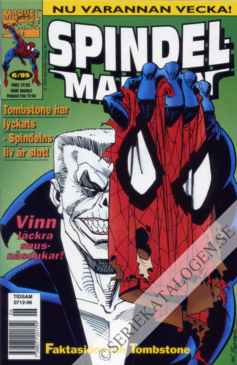 Framsida på Spindelmannen #6 (1995)