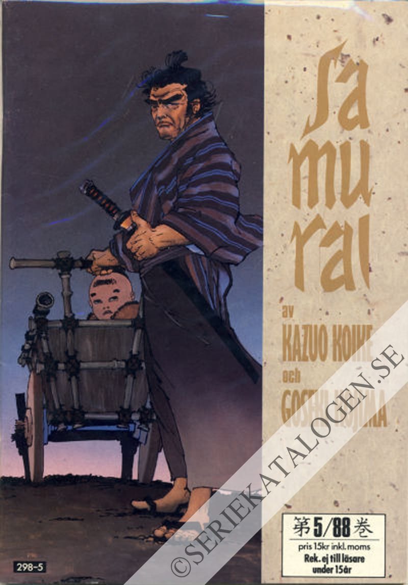 Framsida på Samurai #5 (1988)