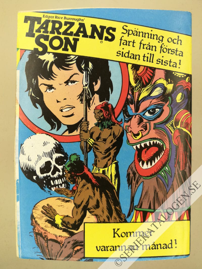 Baksida på Några kom tillbaka (1987)