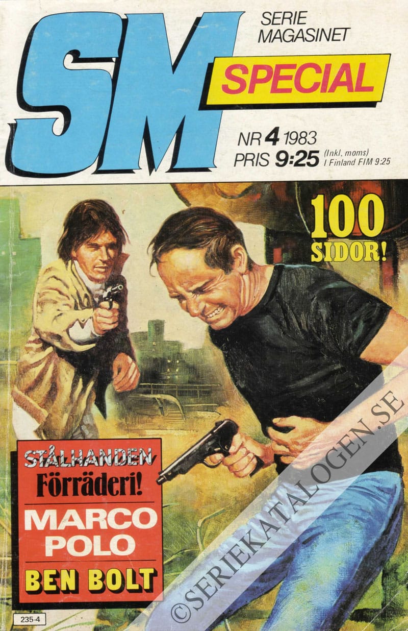 Framsida på Seriemagasinet specialalbum #4 (1983)