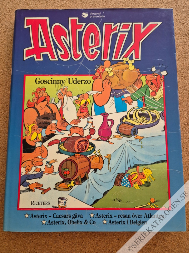 Framsida på Asterix #7 (1987)