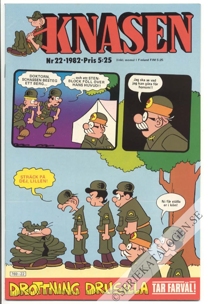 Framsida på Knasen #22 (1982)