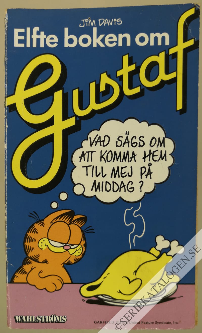 Framsida på Gustaf Elfte boken om Gustaf (1986)