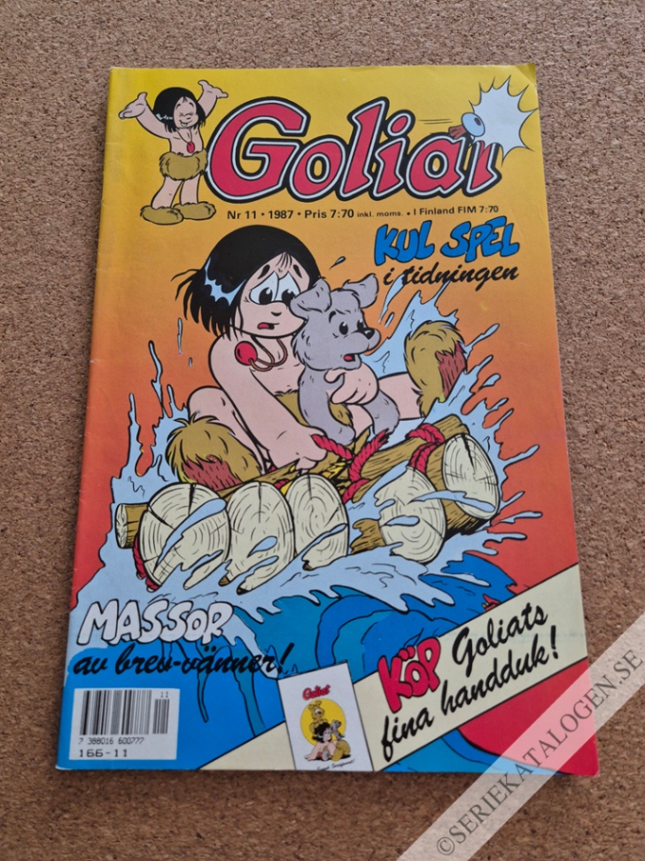 Framsida på Goliat #11 (1987)