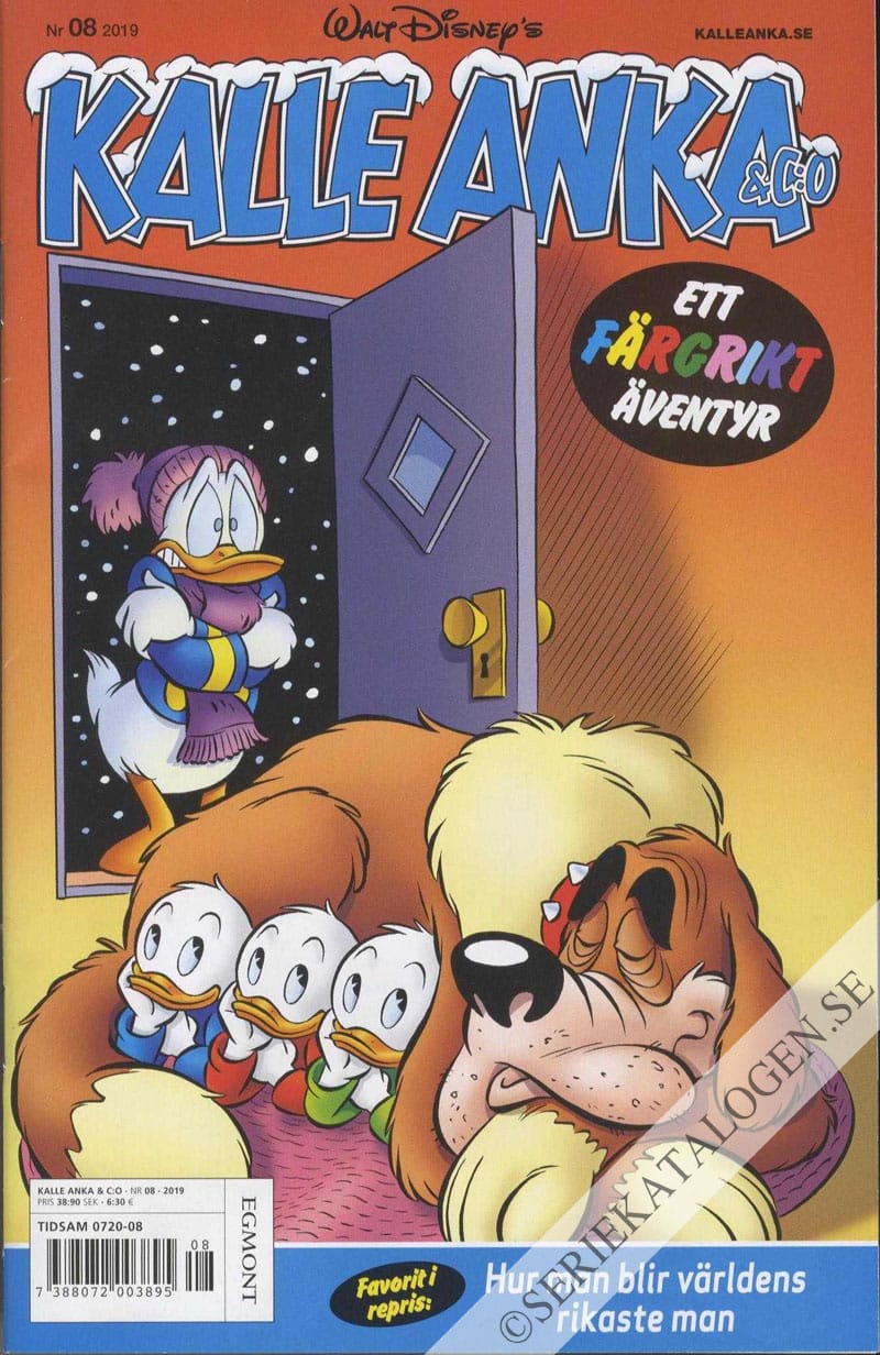 Framsida på Kalle Anka & C:o #8 (2019)