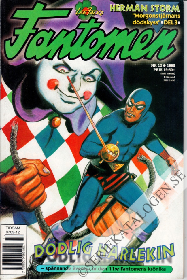 Framsida på Fantomen #13 (1998)