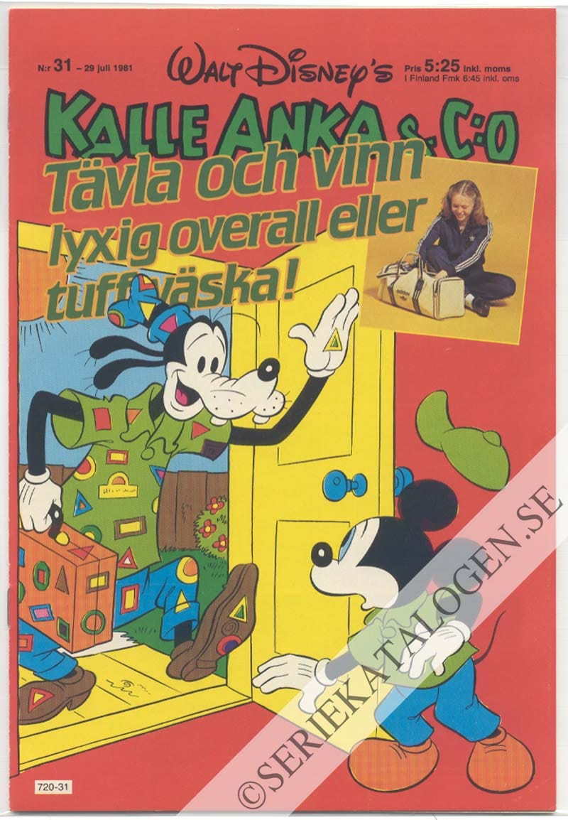 Framsida på Kalle Anka & C:o #31 (1981)