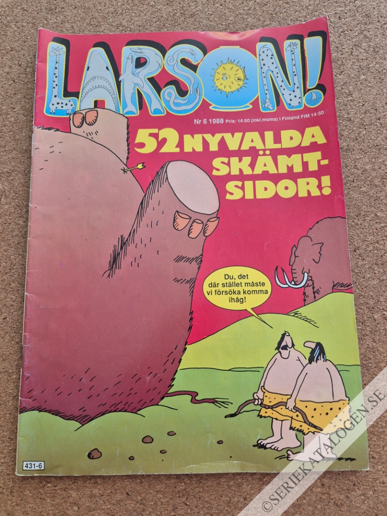 Framsida på Larson! #6 (1988)